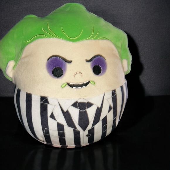 Squishmallows Other - 10-inch Beetlejuice Squishmallows Plush Toy Green Black